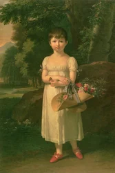 Portræt af Amelia Oginski, 1808